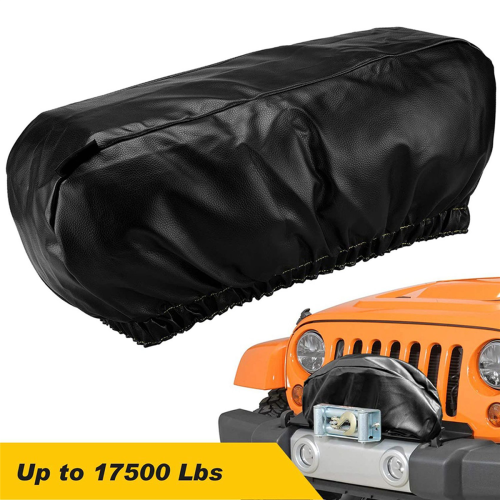Winch Cover Heavy Duty Waterproof Winch Protection Cover Dust-Proof 2