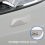 Front Bumper Headlight Washer Cover Water Jet Cap For 6