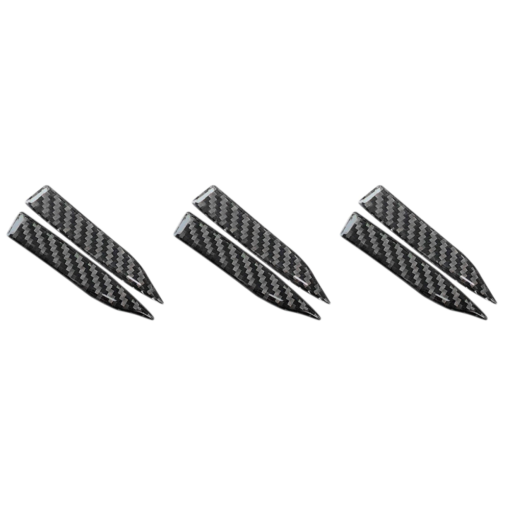 2 Pieces Anti-Scratch Trim Sticker,Carbon Fiber Anti-Collision Strip 4851117194498