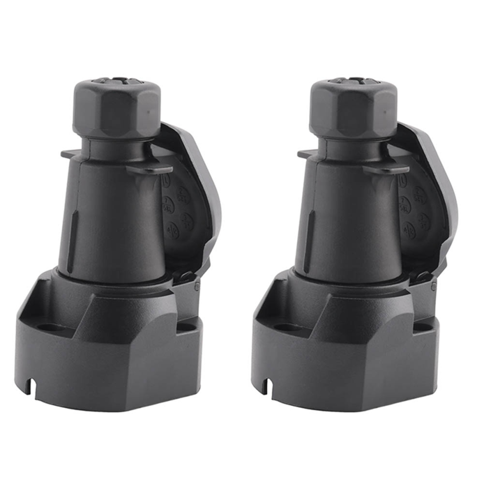 7 Pin European Trailer Socket+Plug Tow Bar Connector For Car 12V 4851117193446