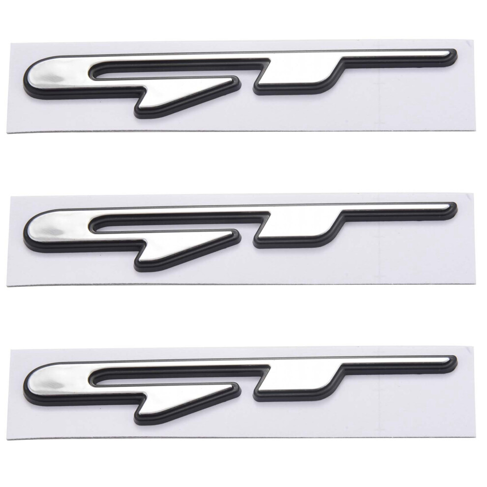3X 3D Car Letters Sticker For Rear Trunk Stickers Gt 4851117197987