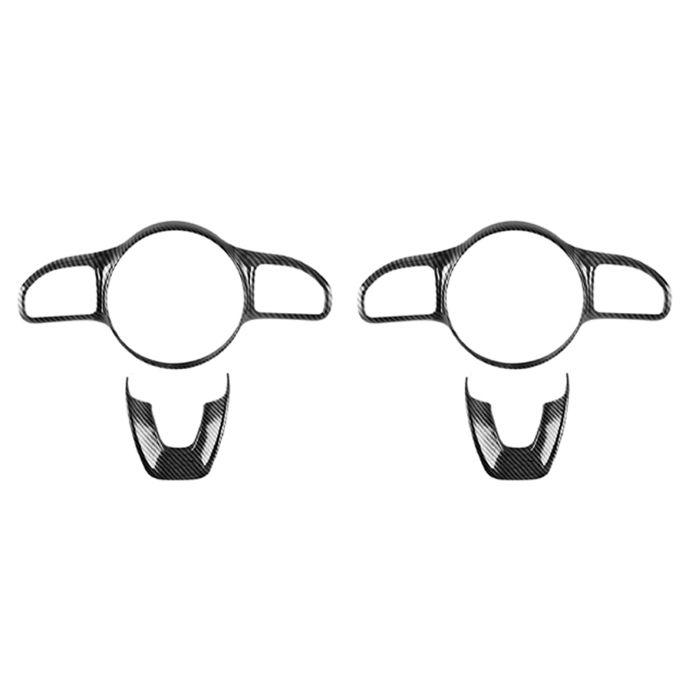 2Pc Steering Wheel Button Frame Sticker Trim For W177 W205 19-20 4851117199578