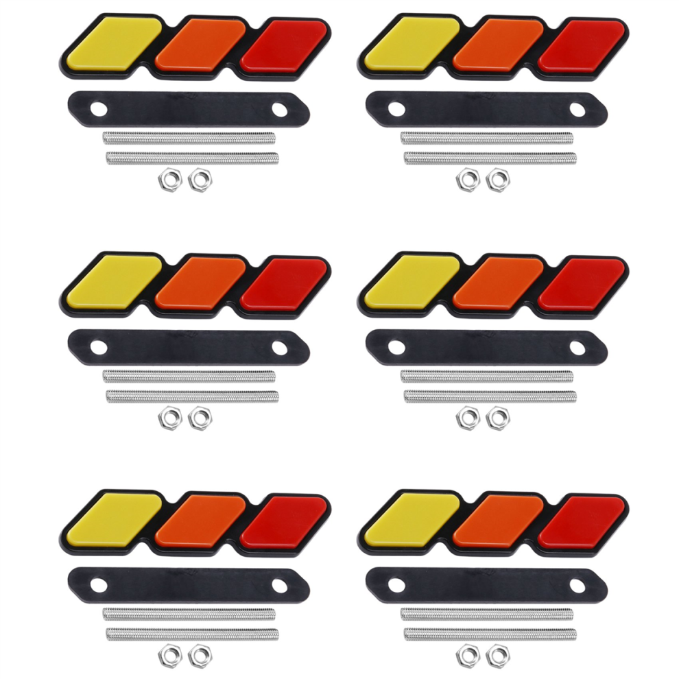 Tri-Color Front Grille Badge Emblem for 4Runner