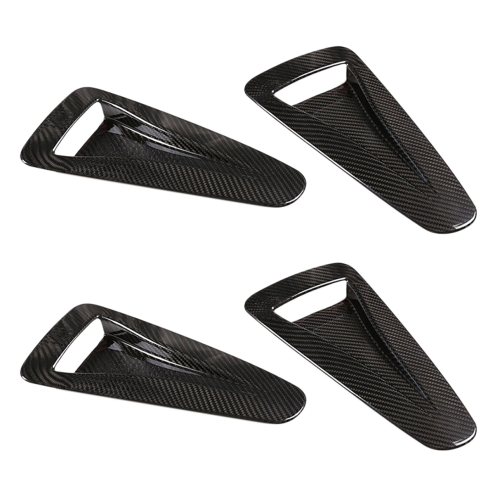 Car Real Carbon Fiber Front Engine Hood Air Vent Trim 4851117101434