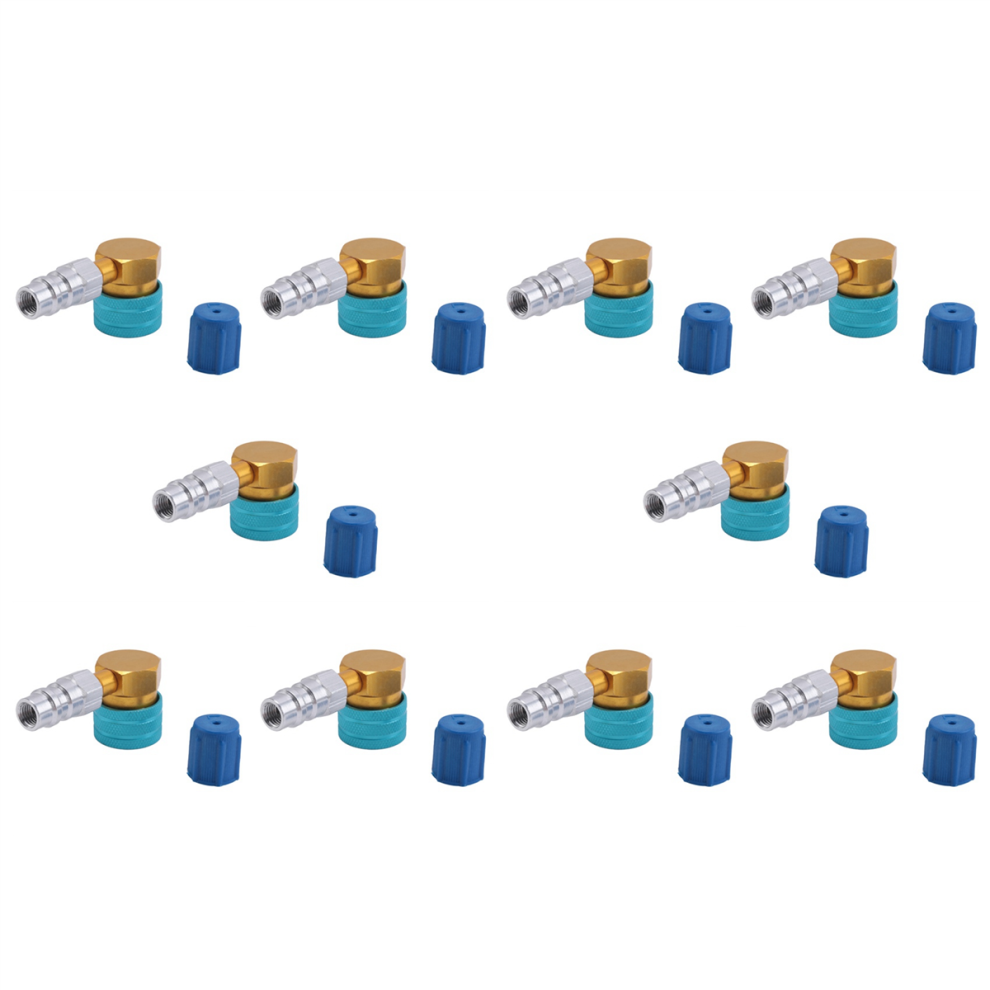 R1234yf-R134a Low Side Refrigerant Plus Fluorine Coupler Adapters 4851117105449