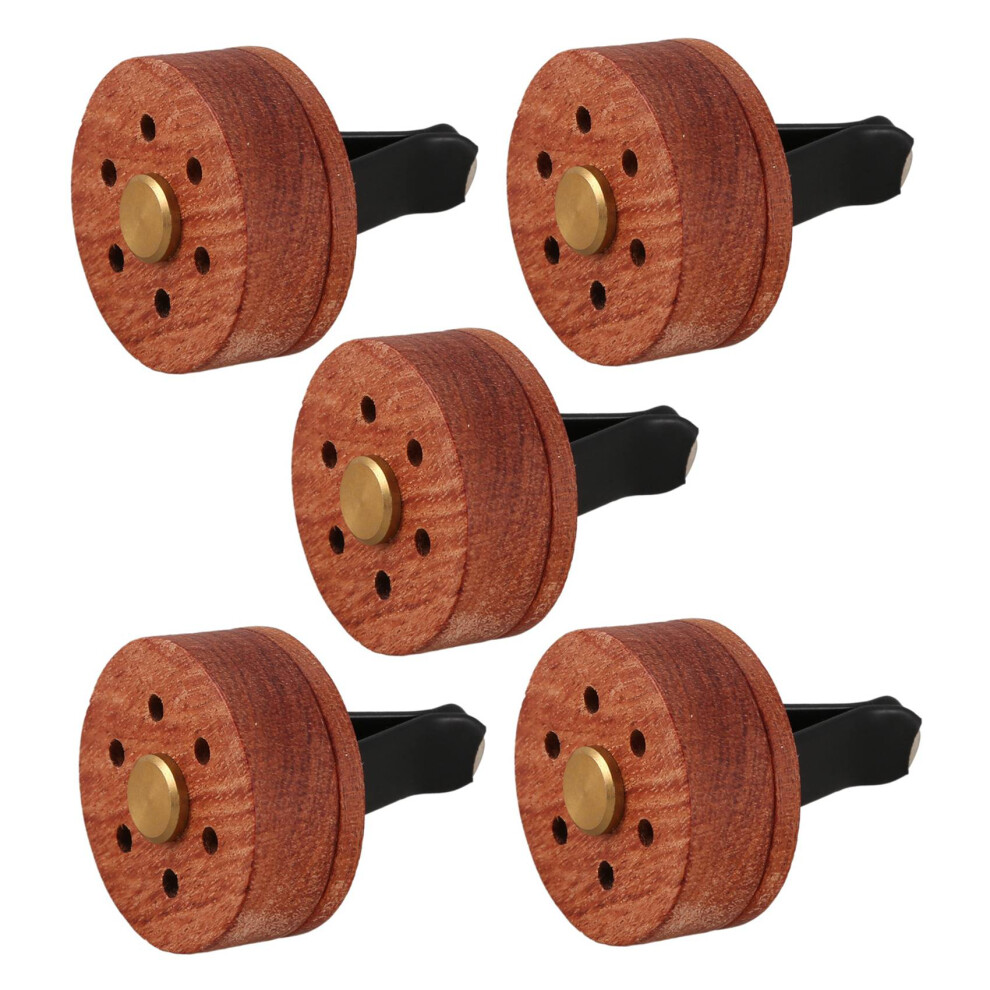 5X Essential Oil Diffuser For Car, Wooden Aromatherapy Air Freshener 4851117107917