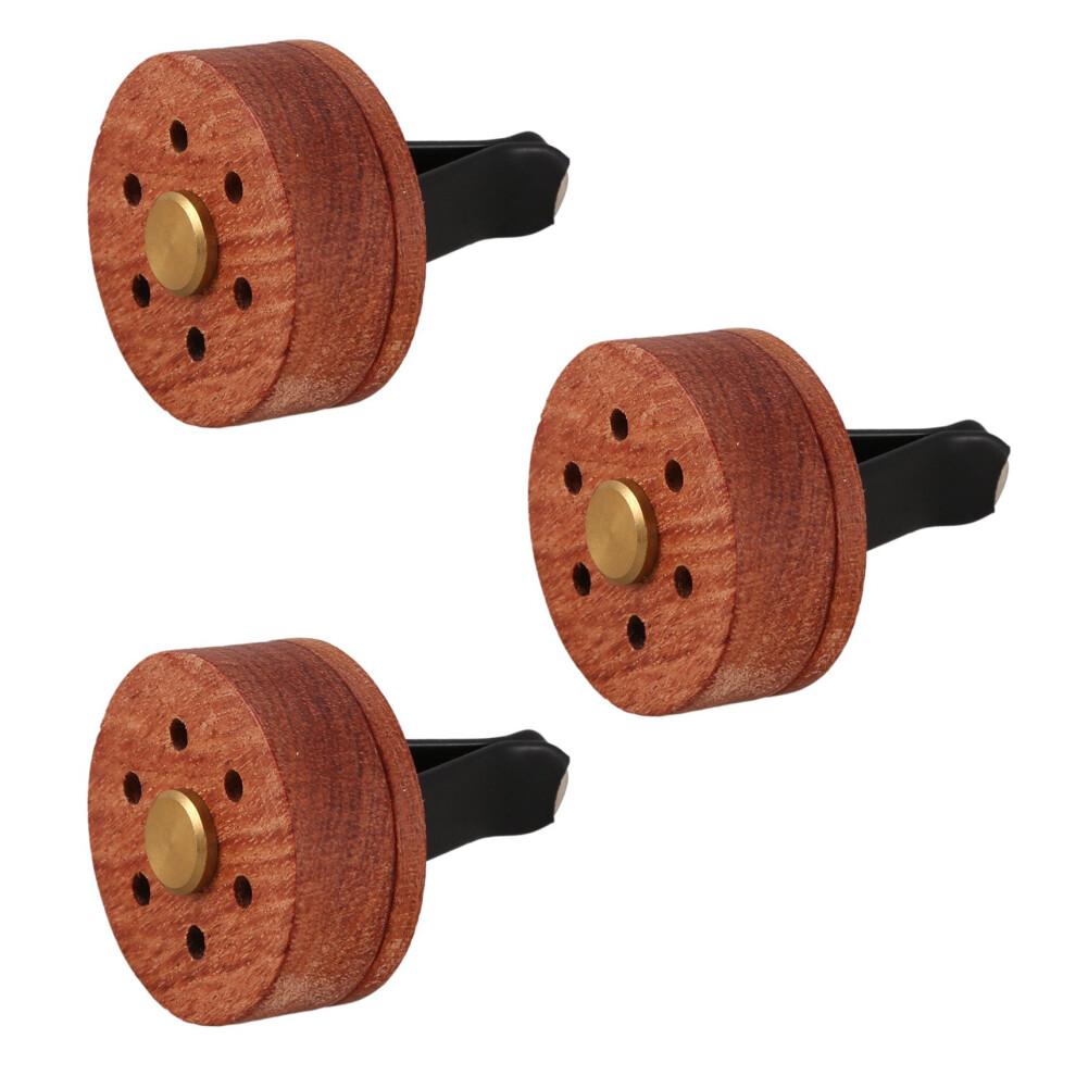 3X Essential Oil Diffuser For Car, Wooden Aromatherapy Air Freshener 4851117107894