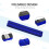 Homcom HOMCOM 2.1m Balance Beam Trainer Fold Performance Gymnastics, Blue 5