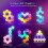Smart App Control Hexagonal Honeycomb Light Music Rhythm Rhythm Light 5
