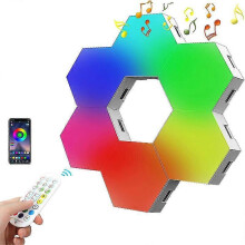 Smart App Control Hexagonal Honeycomb Light Music Rhythm Rhythm Light