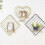 Metal Wall Shelf - Wrought Iron Heart Shaped Storage Wall Bracket - 32 * 30 * 9Cm 3