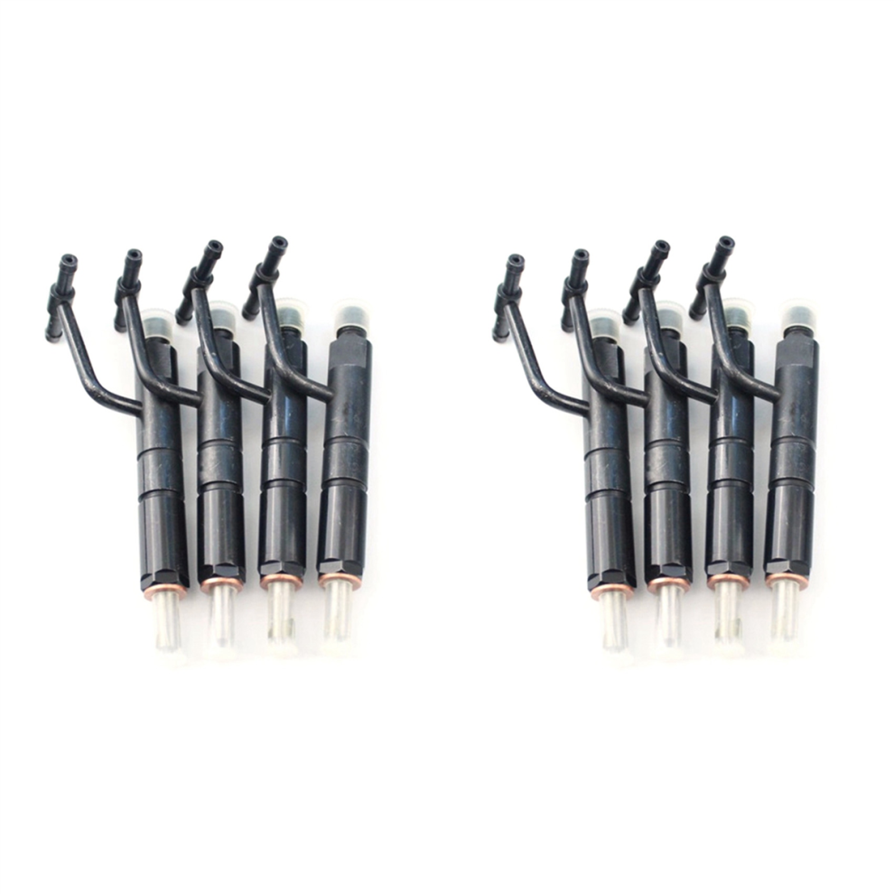4Pcs Fuel Injector Assembly Compatible 4Jb1 Engine Fuel Black 4851340643633