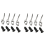 1Set Engine Piston Oil Nozzle for Aveo 1