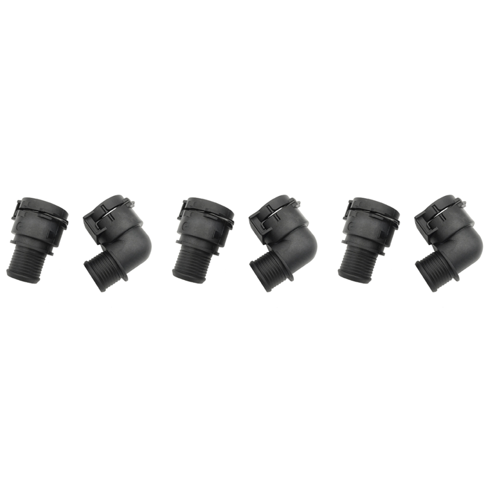 1 Set Heater Inlet Hose Connector Plug 95089363 95089364 Black 4851340649307
