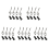 1Set Engine Piston Oil Nozzle for Aveo 1