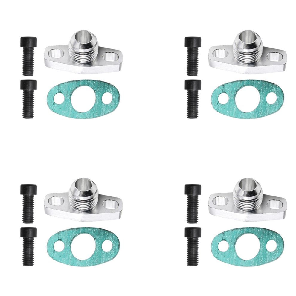 An10 Turbo Oil Return Drain Flange Adapter Kit For Gt28 4851340650389