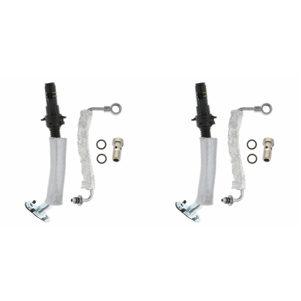 Turbo Oil Return Drain Pipe Tube & Oil Feed Pipe For 4851340652161