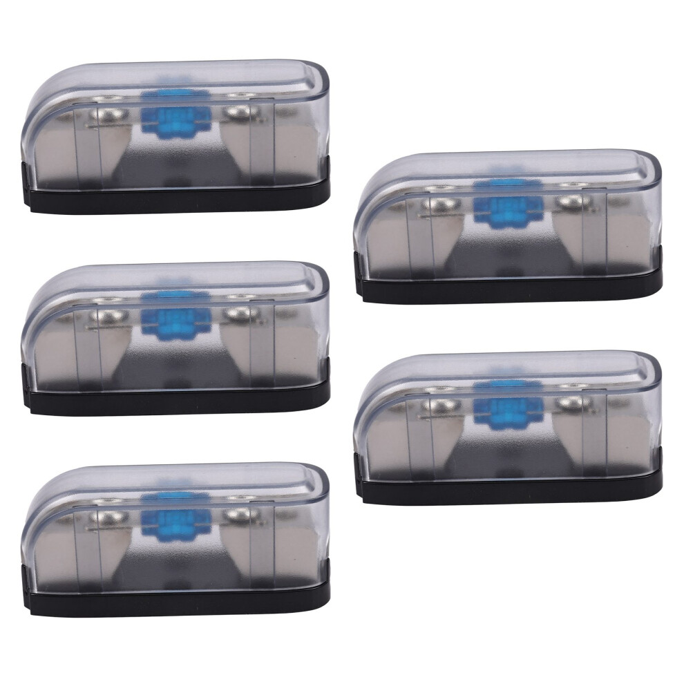 5X Auto Audio Fuse Box Power Distribution Block,Single Way 4851340654486