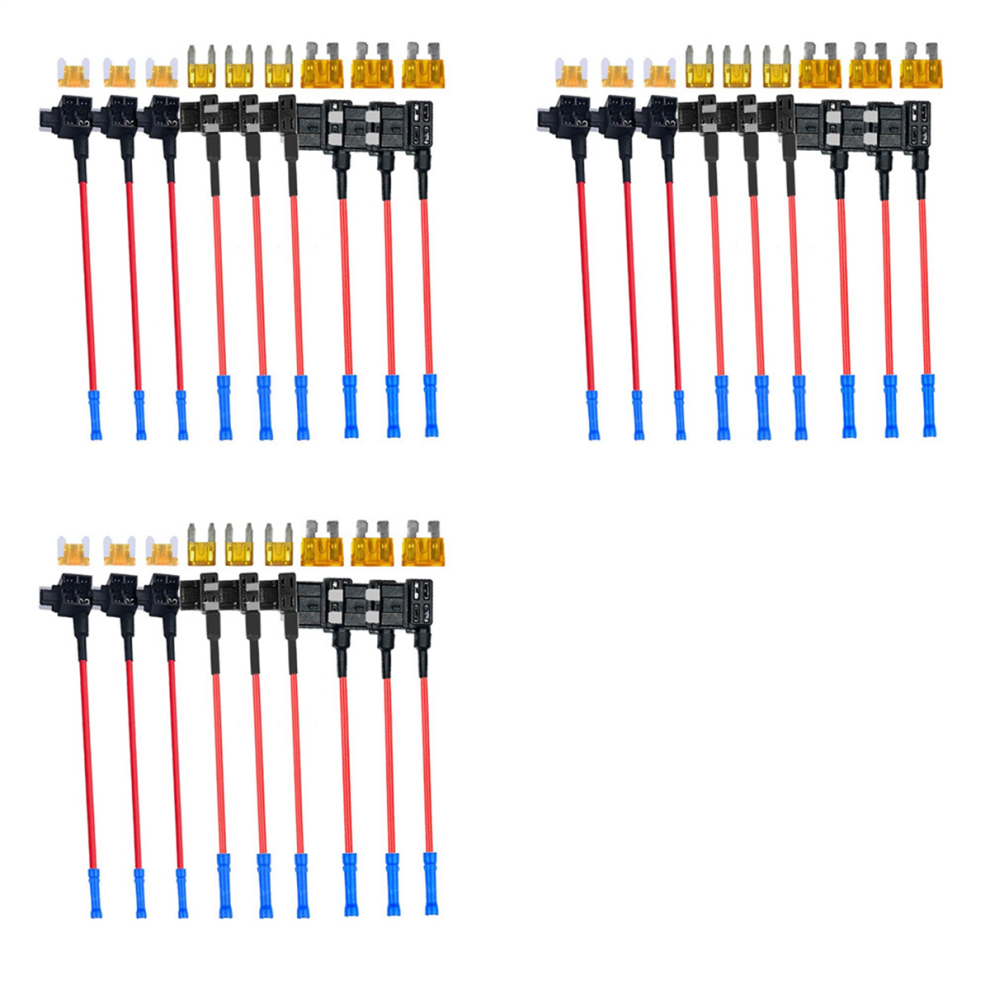 3 Types Add-A-Circuit Adapter & Fuse Kit -Tap Fuse Holder With Fuse 4851340654905