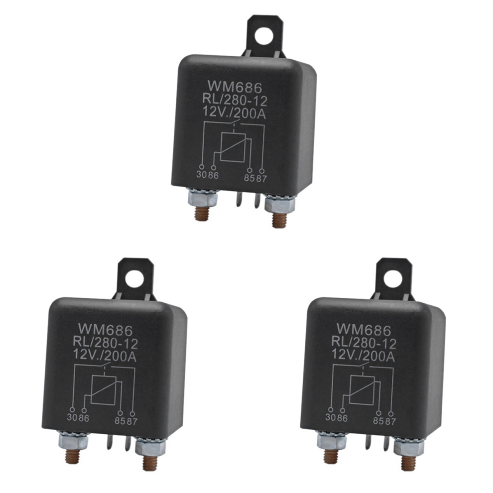 Battery Isolator Relay 4-Pin Wm686 Start Relay Car Relay Rl/280 200A 4851340655322