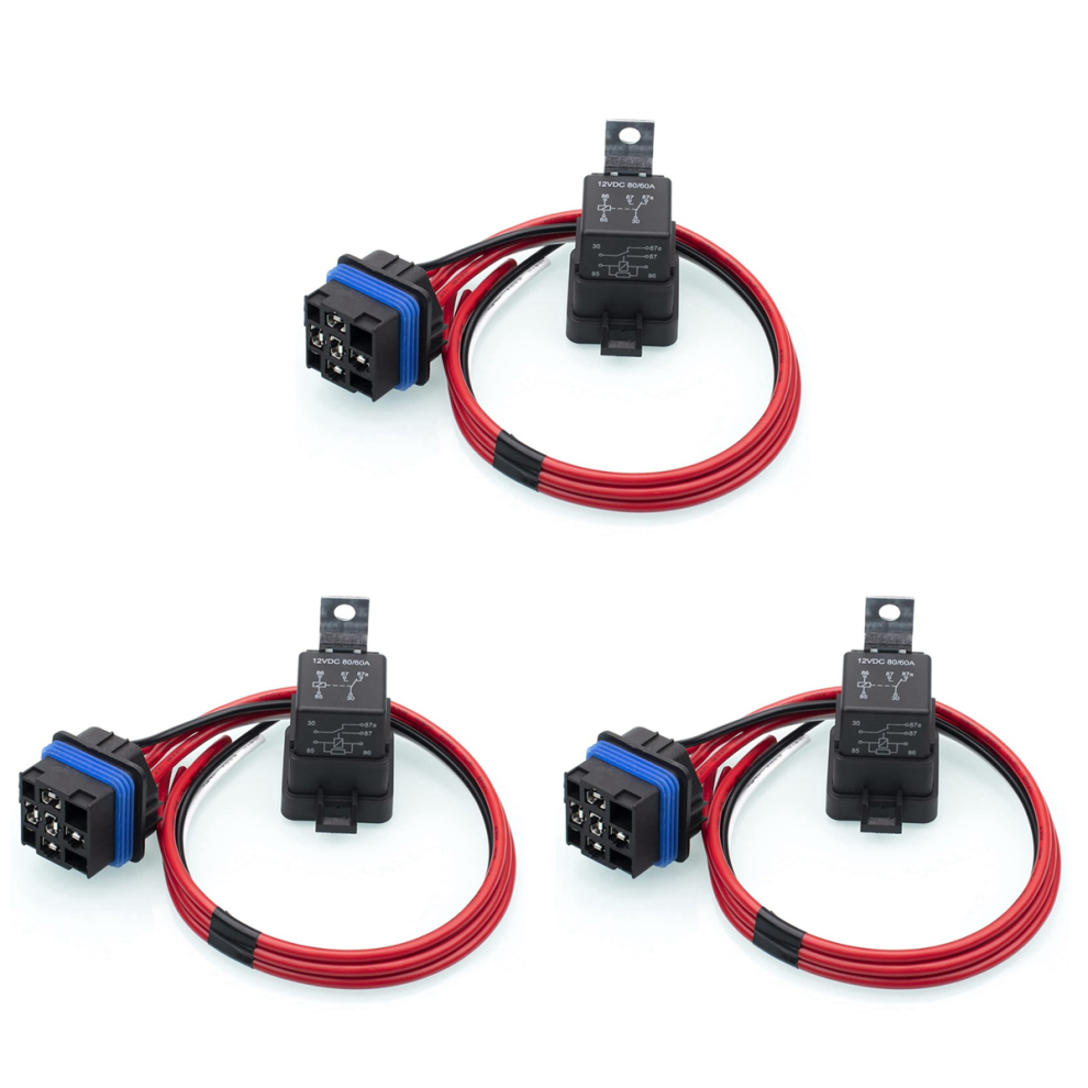 60/80 Amp 12 Volt Waterproof Automotive Relay For Boats Auto Fan Cars 4851340656237
