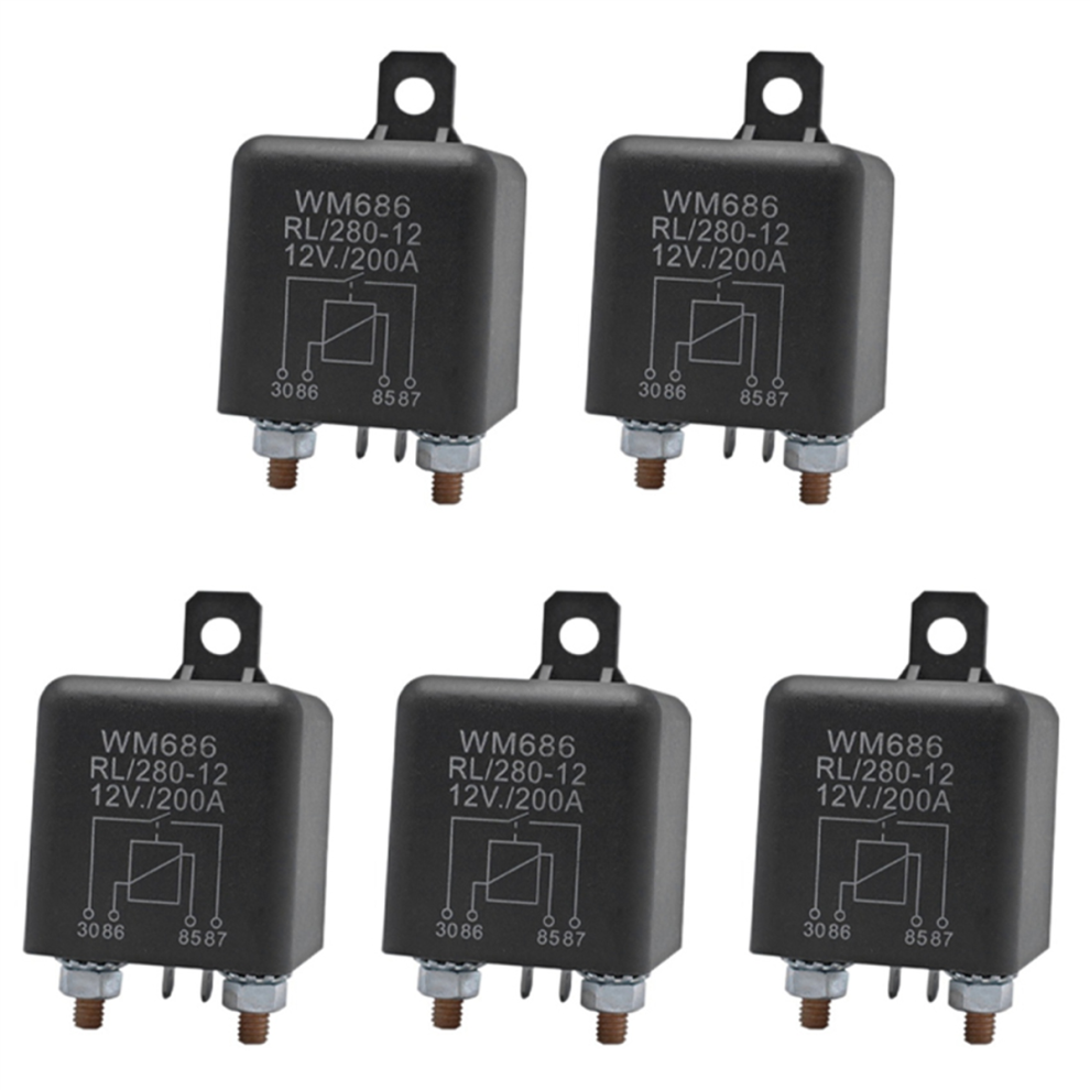 Battery Isolator Relay 4-Pin Wm686 Start Relay Car Relay Rl/280 200A 4851340657869