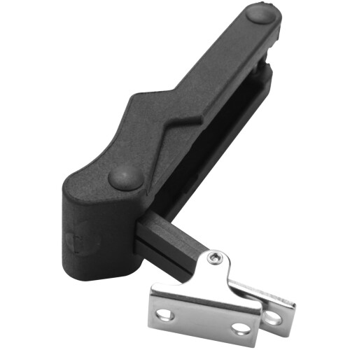 Door Draw Latch Lock Replacement Soft Rubber Black Over-Center C7-10 1