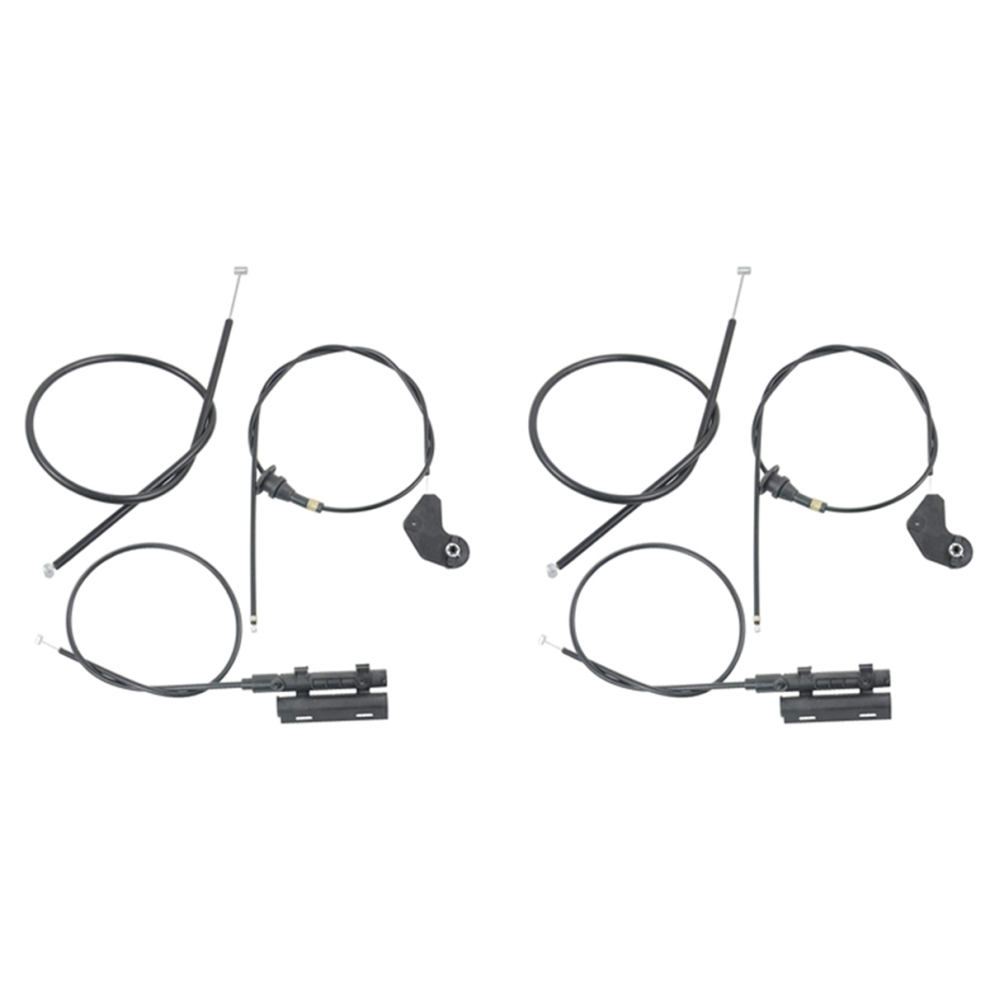 3Pcs Engine Bowden Cable Hood Release Wire For- E39 525I 530I 4851340667349