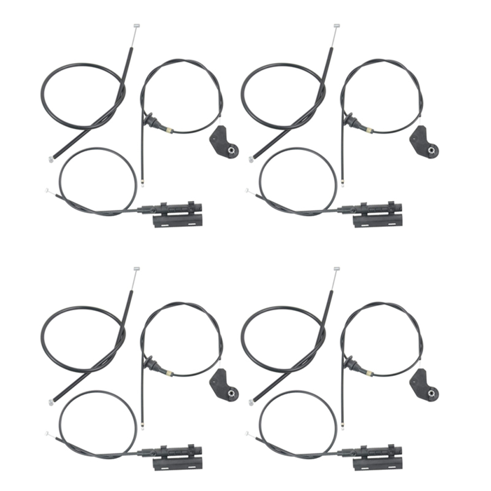 3Pcs Engine Bowden Cable Hood Release Wire For E39 525I 530I 4851340667363