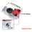 Gladhand Emergency & Service Brake Air Hose Coupling Connectors 4
