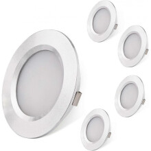 RV Interior Lights Super Slim LED Ceiling Lights DC12V 2W 200LM Full Aluminum RV Recessed Lighting for Camper Van Motorhome Sailboat Houseboat 4000K N