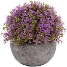 Artificial Flowers Mini Artificial Pots Fake Plastic Plants Artificial Plants Home Office Bathroom Tables Desk Decor Sidewalk Decor
