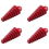 Muffler Pipe Exhaust Plug for Motorcycle 2 4 Stroke, Red 1