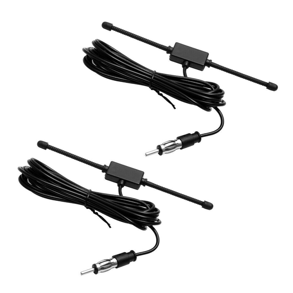 1X Universal Car Boat Stereo Am Fm Dipole Antenna Radio Antenna Black 4851340687439