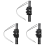 Universal Motorcycle Exhaust Muffler Drop Protection Guard Black 1
