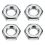 Universal Mount Bonnet Hood Pin Lock Latch Kit Racing Alloy Silver 7