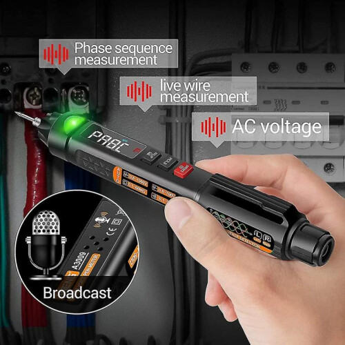 Pen Type Digital Meter Ac/ Er 6000 Counts Current Meter with Ance Continuity Cit 2
