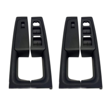 For Superb Door Handle Left and Right Door Armrest Frame, Black