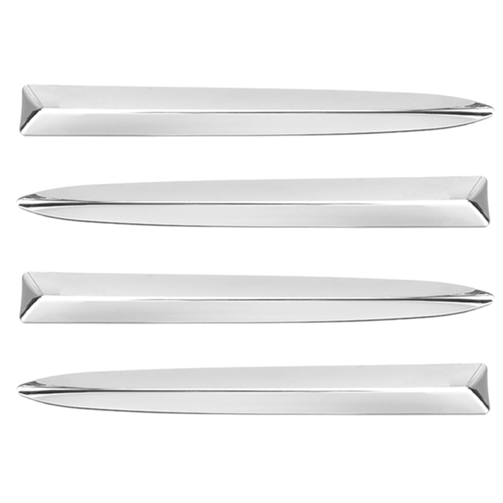 1Pair Front Bumper Upper Moulding Strips For 500 08-15 735455041 4851340693904