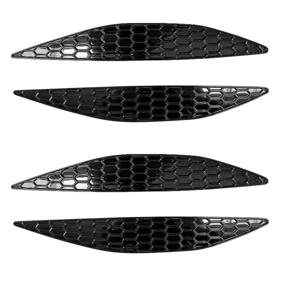 1Pair Honeycomb Tail Rear Fog Cover Trim For Golf 7 Light 4851340694031
