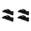 Roll Bar Grab Handles Grip Handle for YJ TJ JK (Black) 1