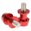 2X Motorcycle CNC Swingarm Swing Arm Spool 10mm for -Red 6