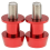 2X Motorcycle CNC Swingarm Swing Arm Spool 10mm for -Red 5