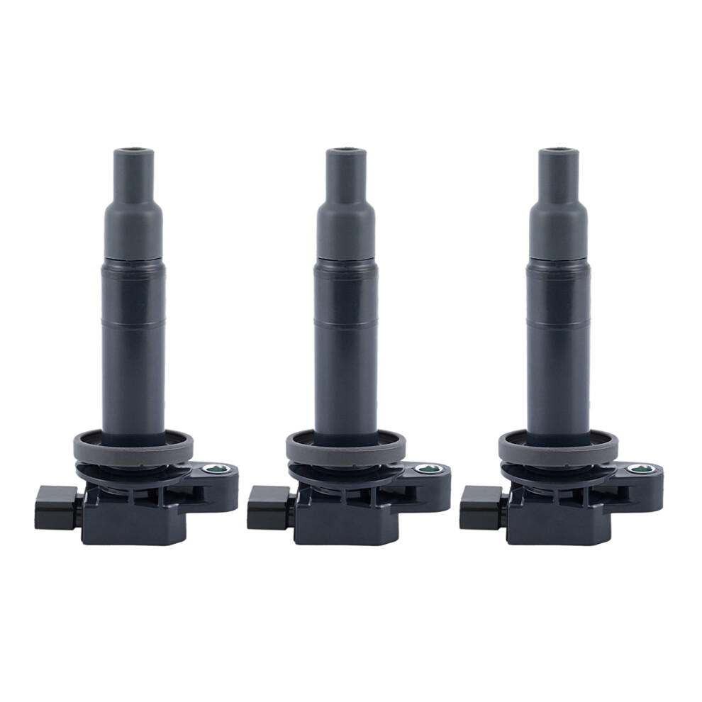 3X Ignition Coils 90919-02240 For Prius Vios Yaris Black 4851340609905