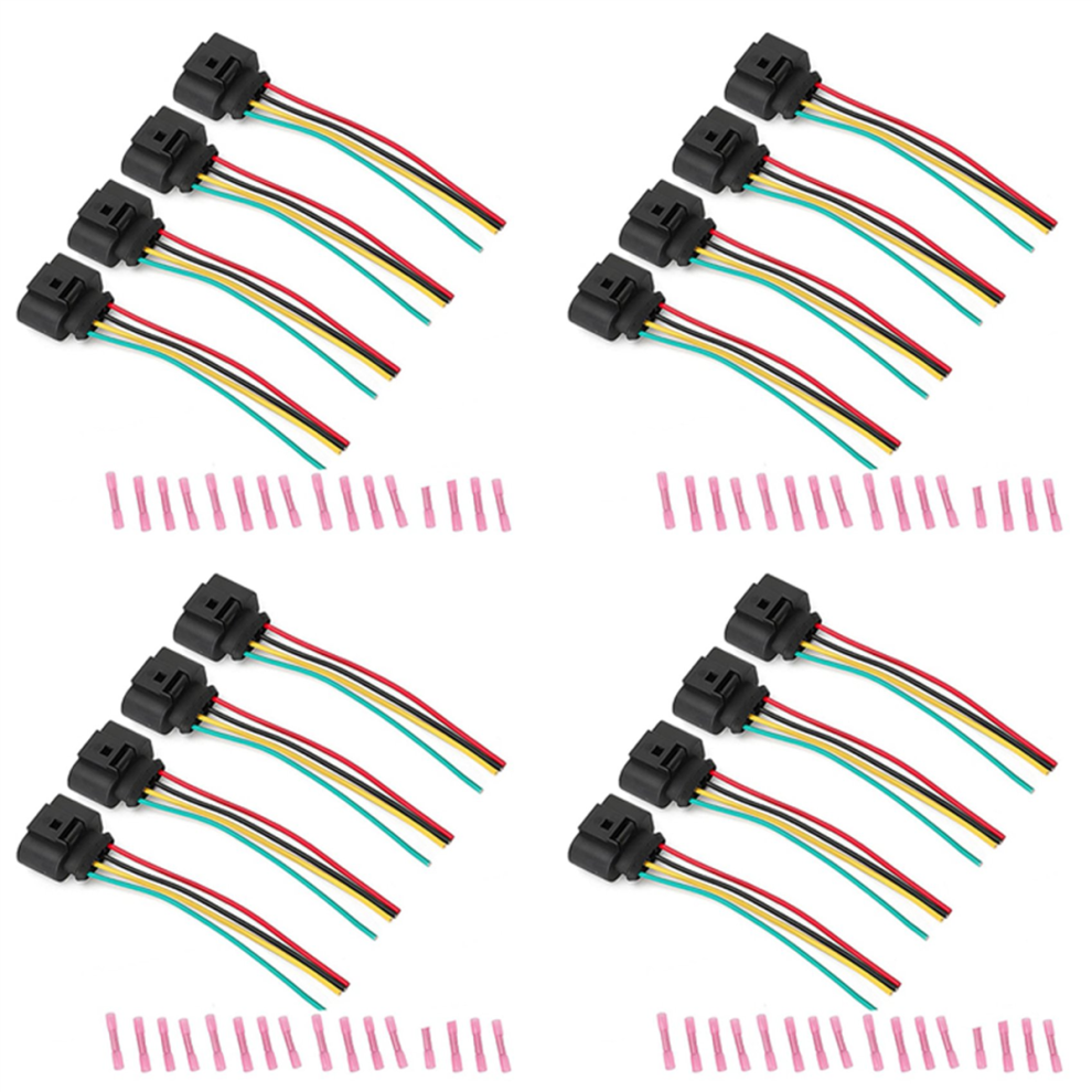 4 Pack Ignition Coil Harness For A4 1.8T,2.0T,2.5L,3.2L 4851340611861