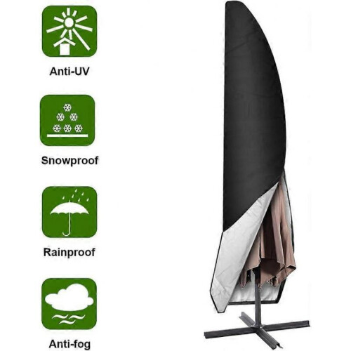 Cantilever Umbrella Protective Cover Oxford Umbrella Waterproof Black