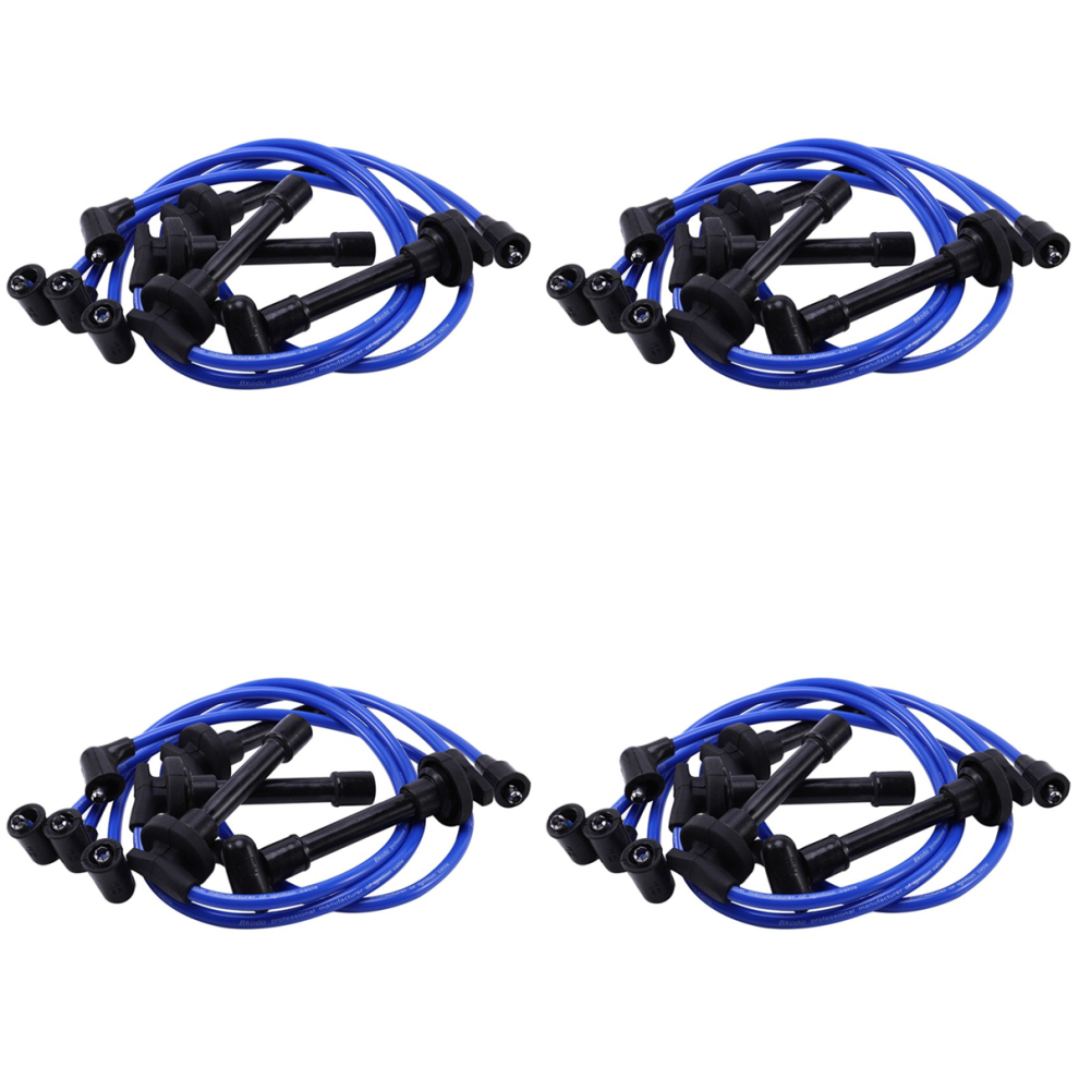 32700-Pto-000 Spark Plug Wire Set For Del 1992-2002 Blue 4851340613261