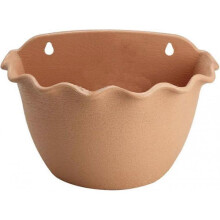 Wall Hanging Flower Pots Semicircle Flower Pots Wall Decor Brown S