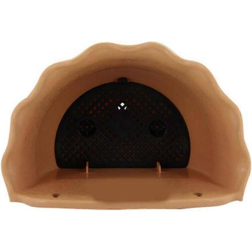 Wall Hanging Flower Pots Semicircle Flower Pots Wall Decor Brown S 1