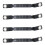 2Pcs Grab Handles Black Rear Seat Grab Padded Roll Bars for 1